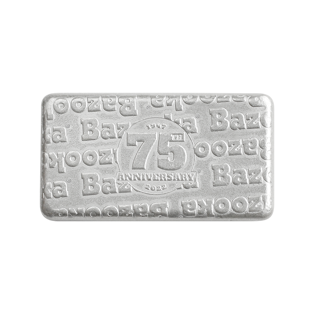 75th Anniversary Bazooka Joe® 40 Gram .9999 Silver Wafer with Comic Strip Box