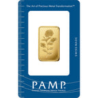 20 Gram PAMP Suisse Rosa Gold Bar New w/ Assay