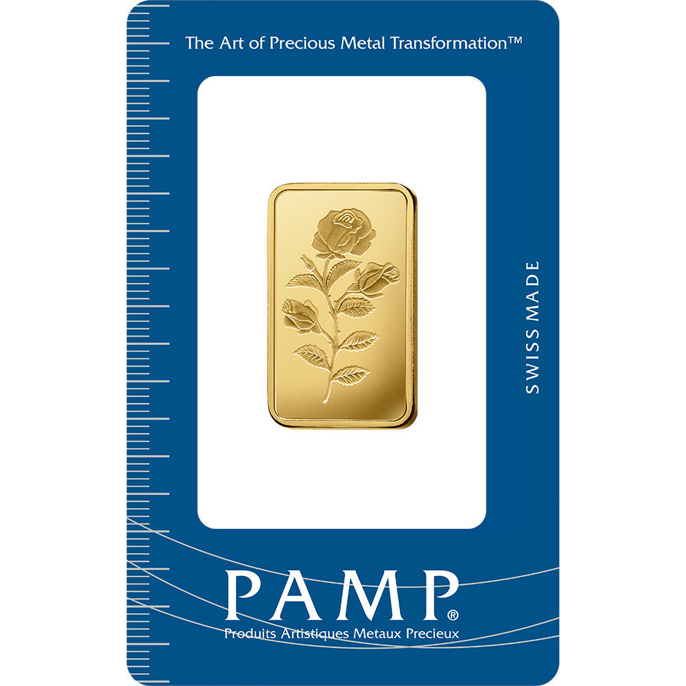 20 Gram PAMP Suisse Rosa Gold Bar New w/ Assay