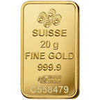 20 Gram PAMP Suisse Rosa Gold Bar New w/ Assay