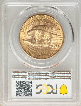 Random Date 1908-1932 Saint-Gaudens (With Motto) $20 Gold Double Eagle PCGS MS64