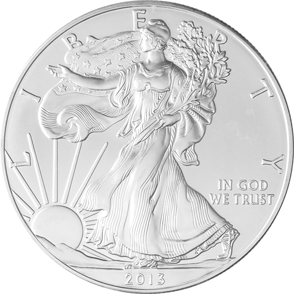 1 oz American Silver Eagle BU Random Year