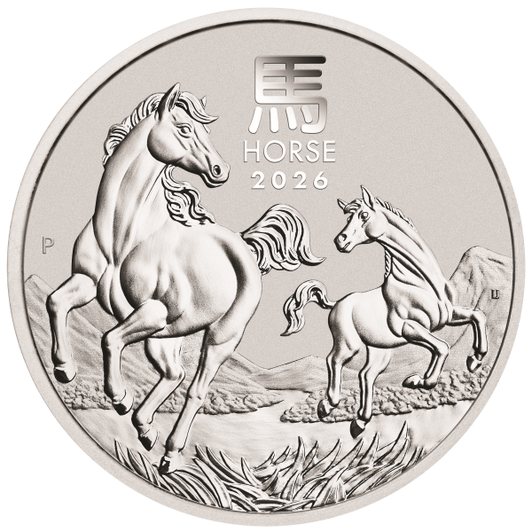 2026 1 OZ PERTH MINT SILVER HORSE (LUNAR SERIES)