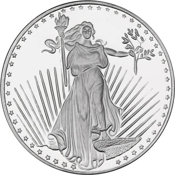 1 oz SilverTowne Saint Gaudens Silver Round