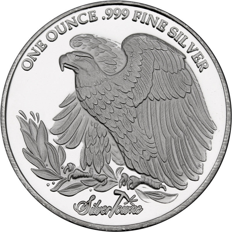1 oz SilverTowne Saint Gaudens Silver Round