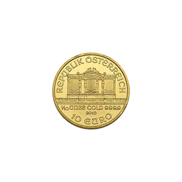 1/10 OZ AUSTRIAN GOLD PHILHARMONIC