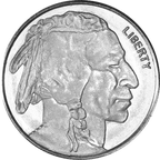 1/10 OZ SILVER ROUND BUFFALO