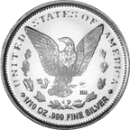 1/10 OZ SILVER ROUND MORGAN
