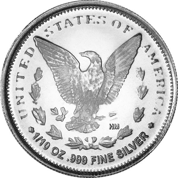 1/10 OZ SILVER ROUND MORGAN