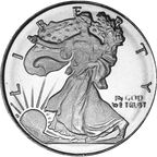 1/10 OZ SILVER ROUND WALKING LIBERTY