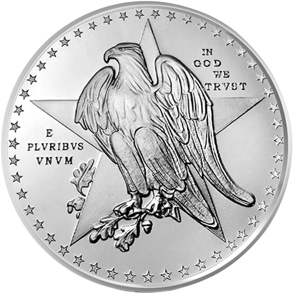 1 oz Silver Texas Centennial Round Remember the Alamo