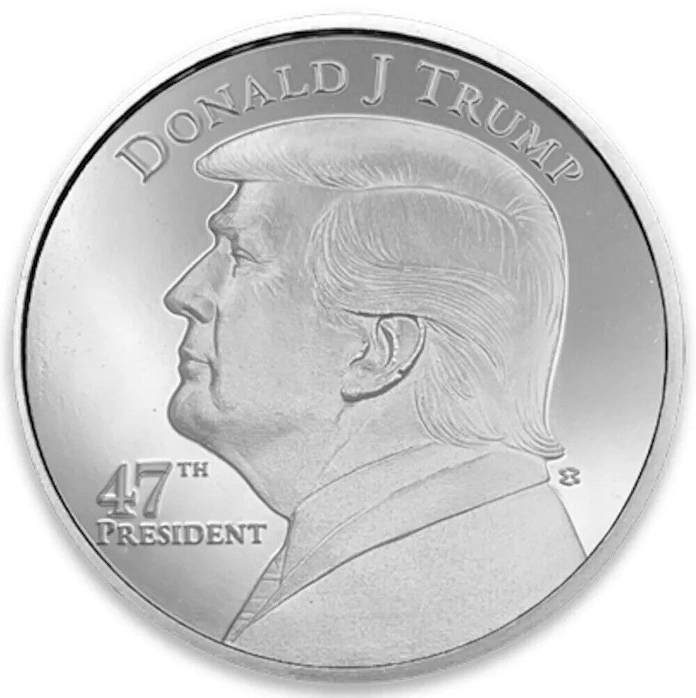 1 oz Silver Round 47th President Donald J Trump