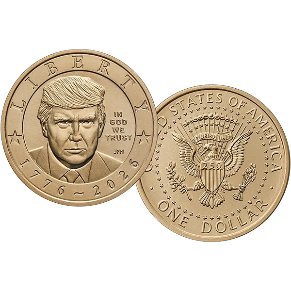 2026-P President Donald J. Trump $1 Dollar 100-Coin Bag – Original U.S. Mint Sealed