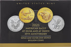 2021 $50 One-Ounce Gold Eagle Type 2 At Dusk & Dawn 35th Anniversary 254th PCGS MS70