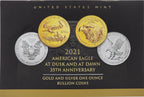 2021 American Silver Eagle Type 2 At Dusk & Dawn 35th Anniversary 275th PCGS MS70