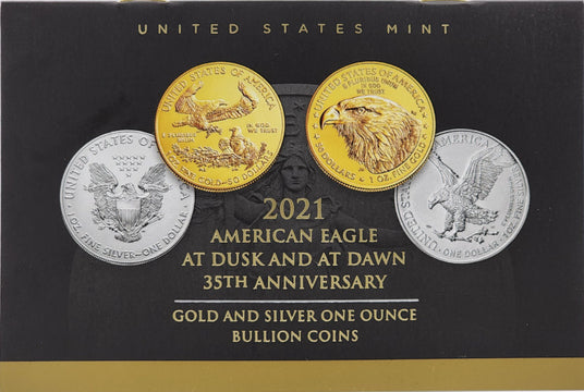 2021 American Silver Eagle Type 1 At Dusk & Dawn 35th Anniversary 432nd PCGS MS70