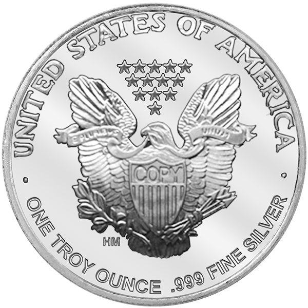 1 oz Walking Liberty Silver Round .999
