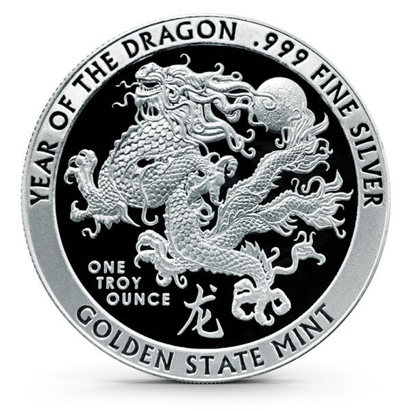 1 Oz Lunar Year Of The Dragon Golden State Mint