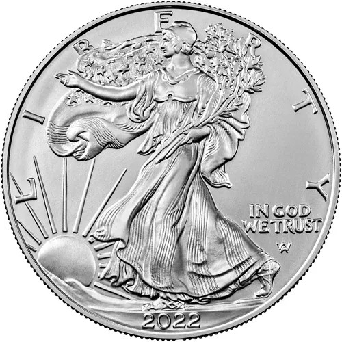 2022 1 Oz American Silver Eagle Coin Bu | By LCR Coin