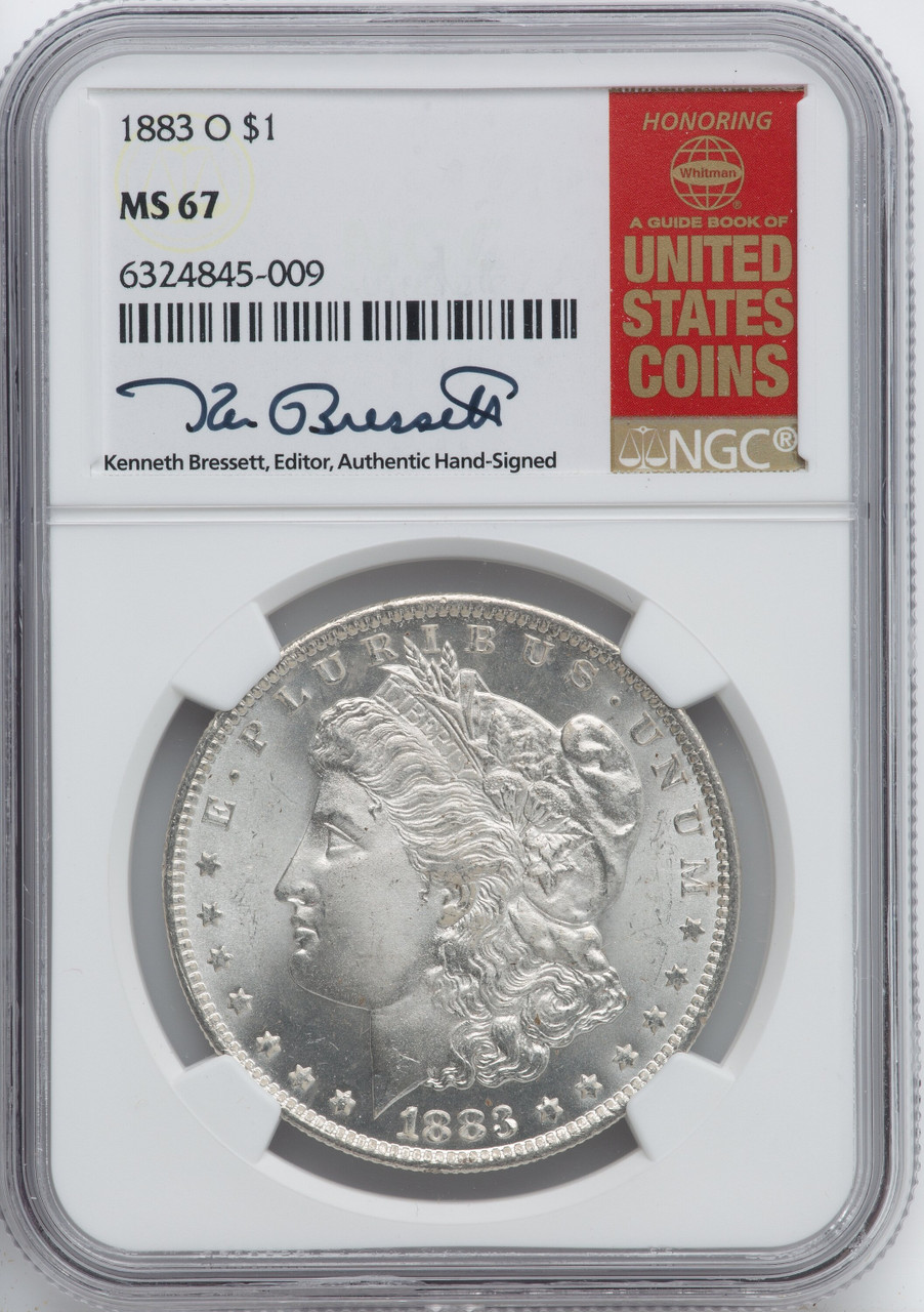 1883-O $1 Morgan Dollar NGC MS67